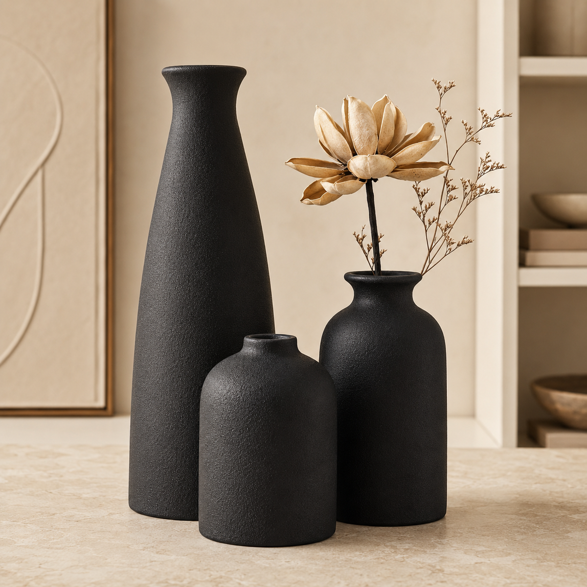Hausly Nordic Aura Vase Set