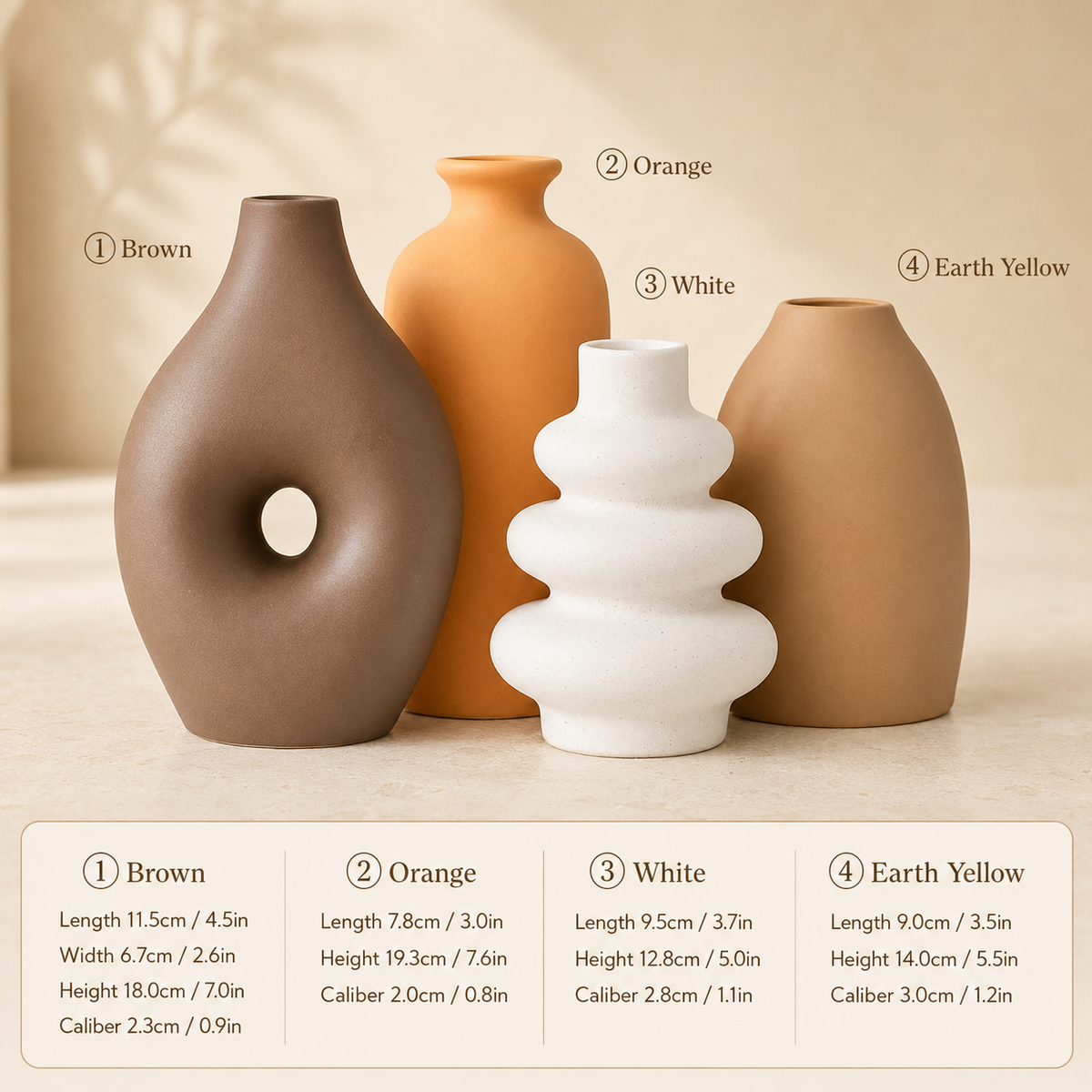 Hausly Terra Vase Set/Singular