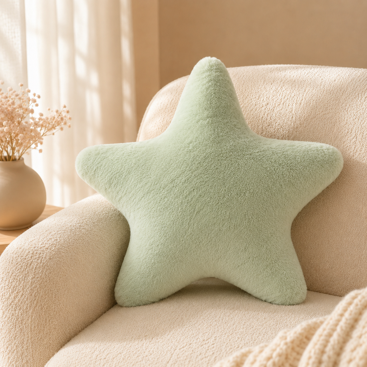 Hausly Soft Star Pillow