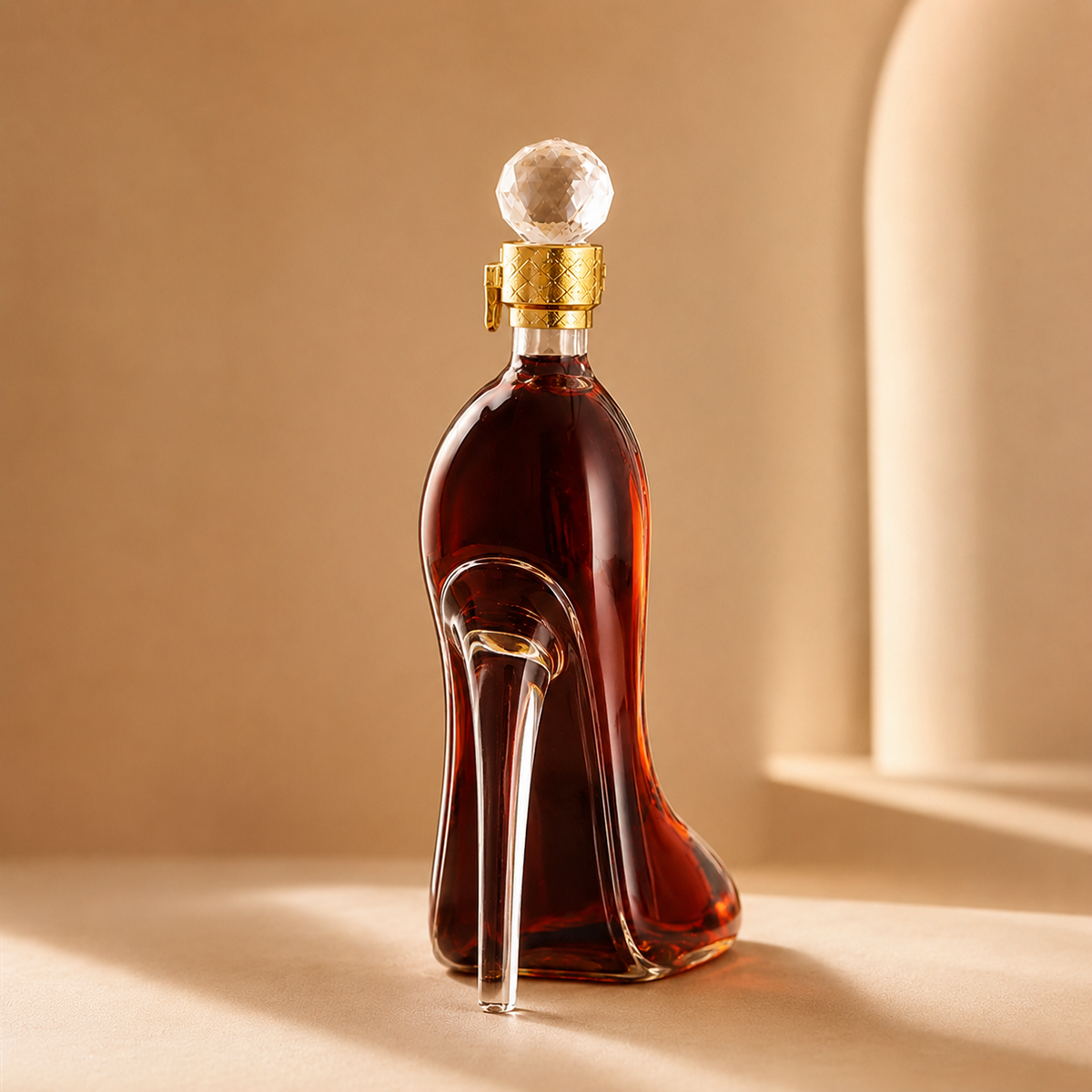 Hausly Crystal Heel Bottle