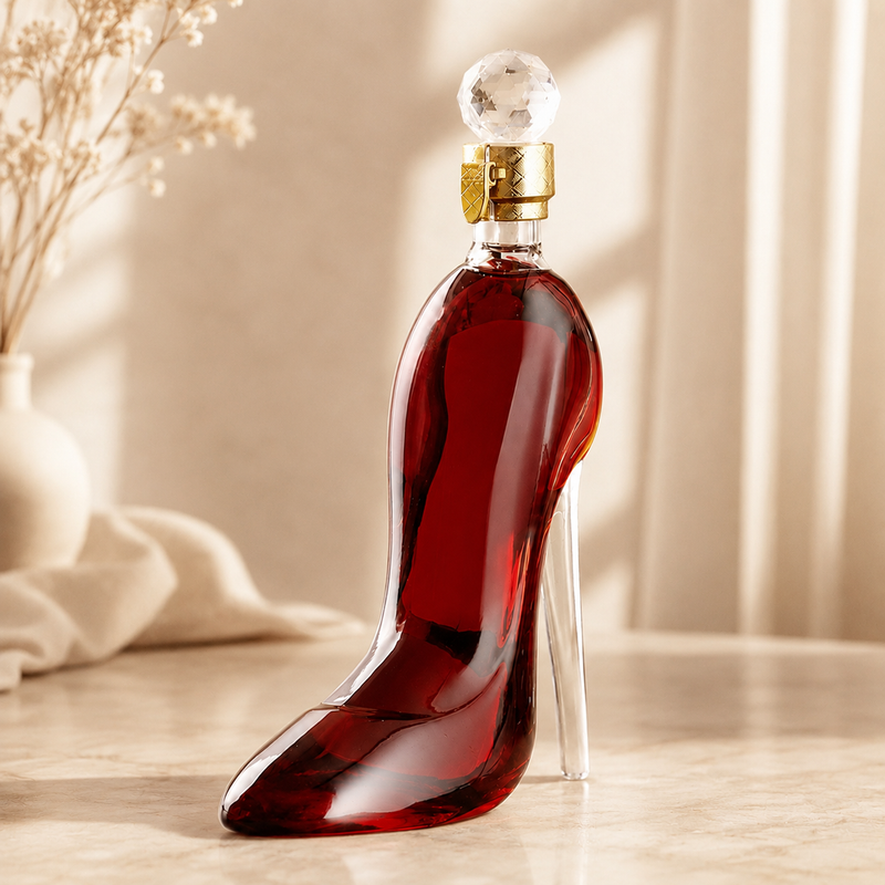 Hausly Crystal Heel Bottle