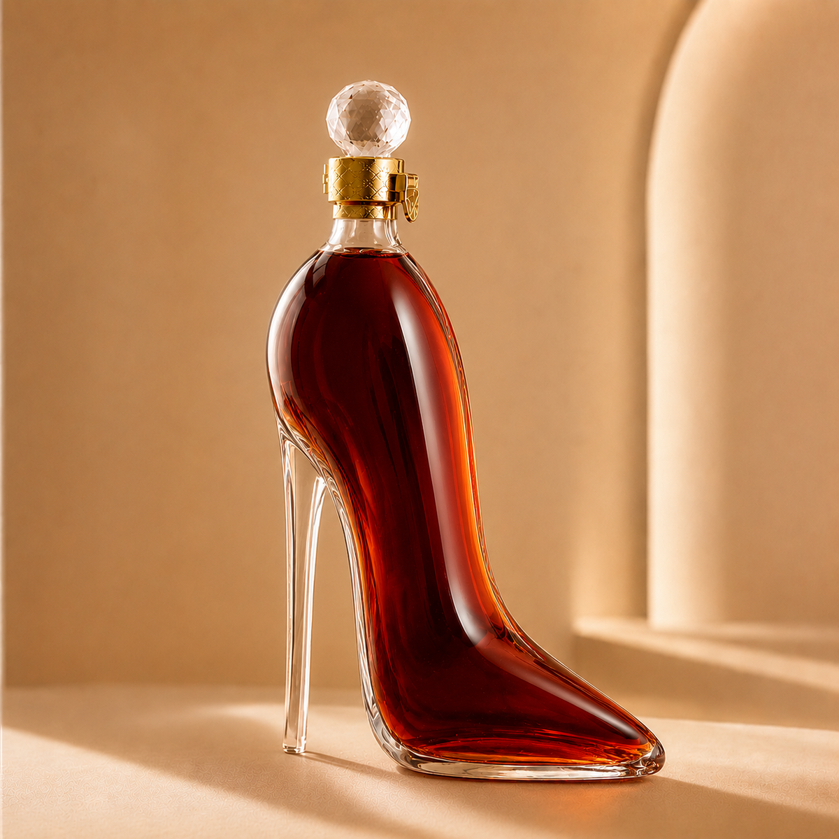 Hausly Crystal Heel Bottle