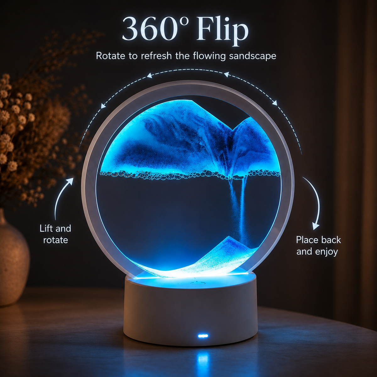 Hausly Sandscape Glow Lamp