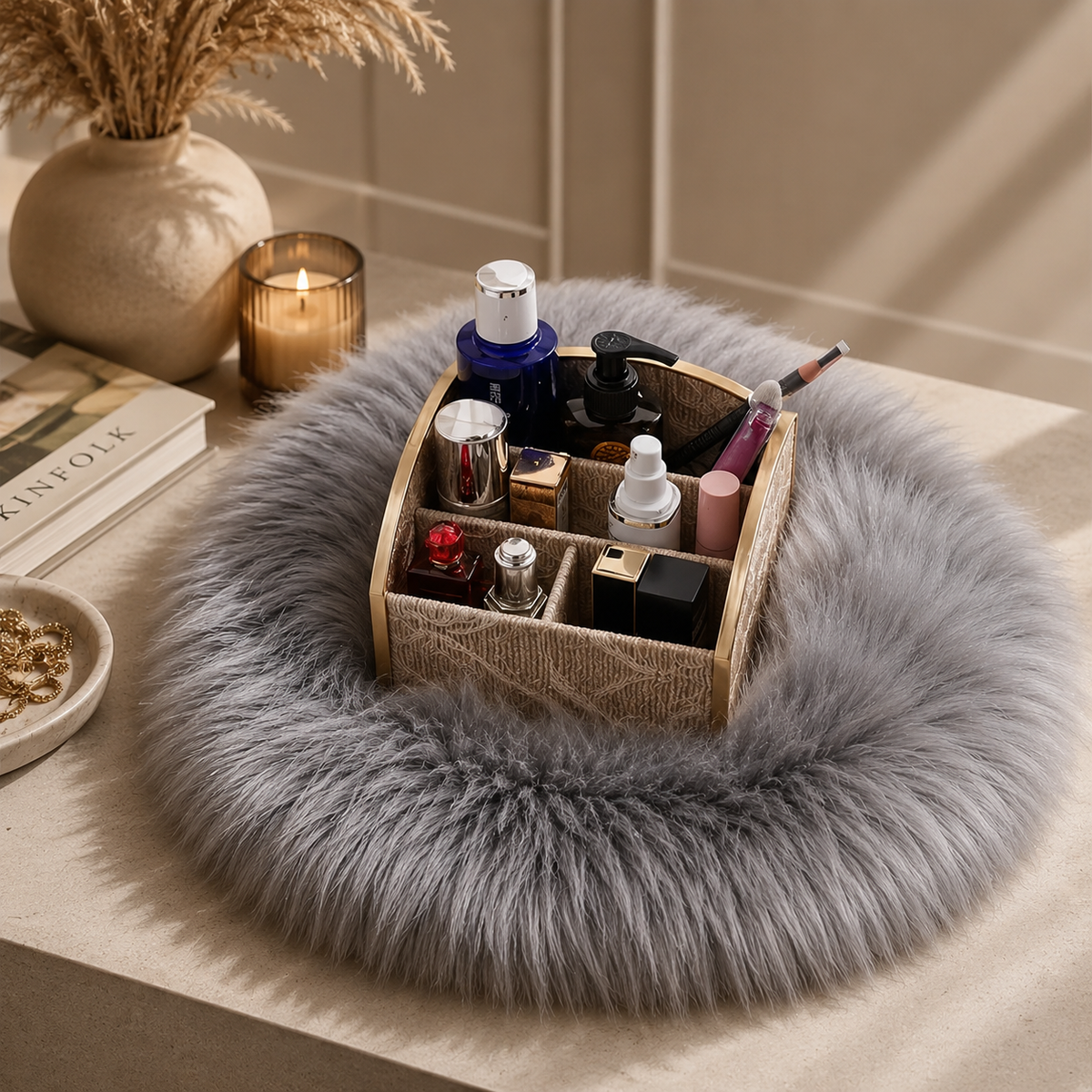 Hausly Cloud Circle Rug