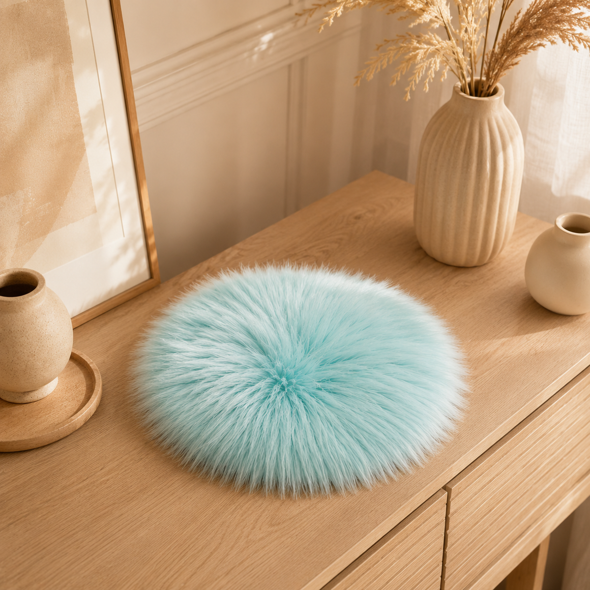 Hausly Cloud Circle Rug