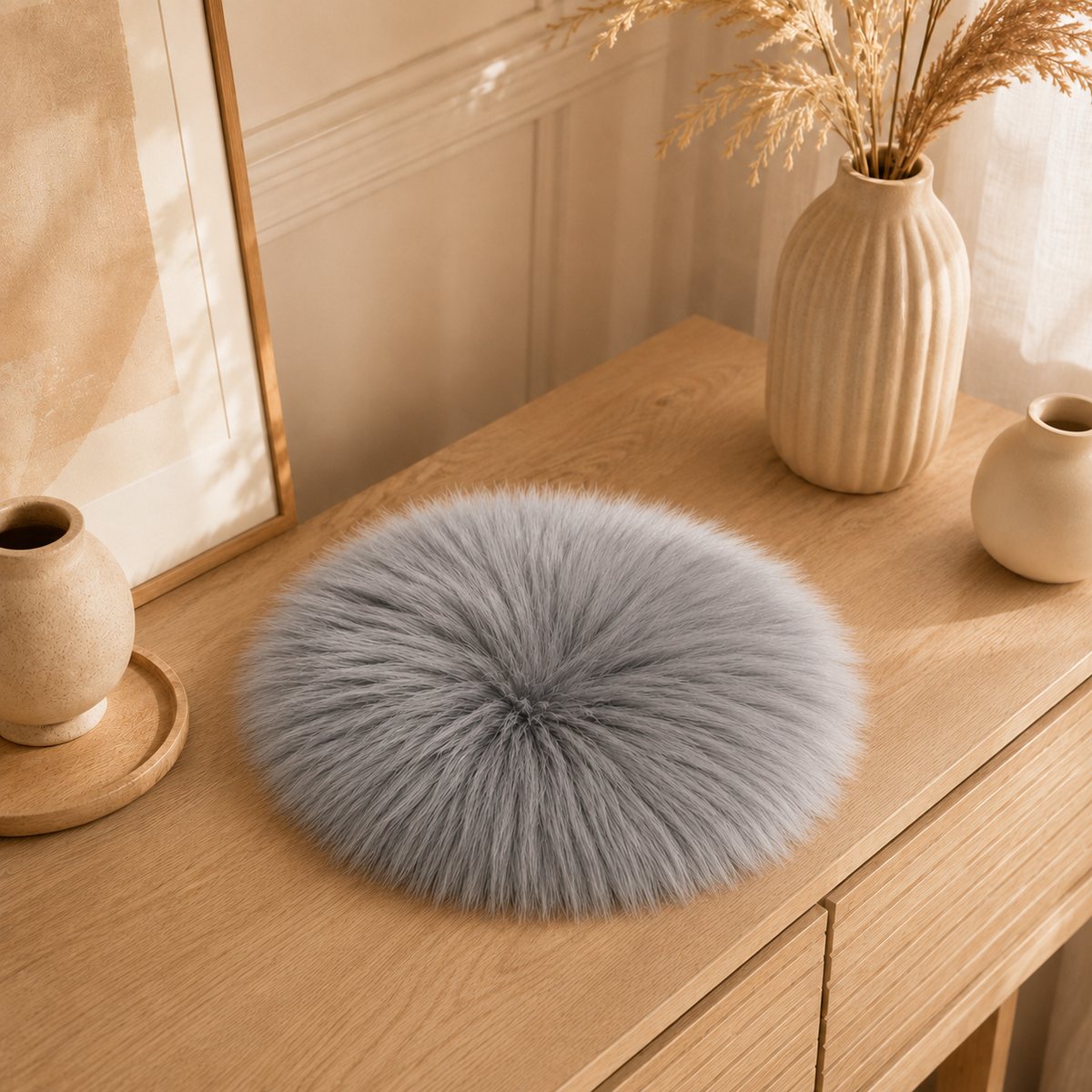 Hausly Cloud Circle Rug