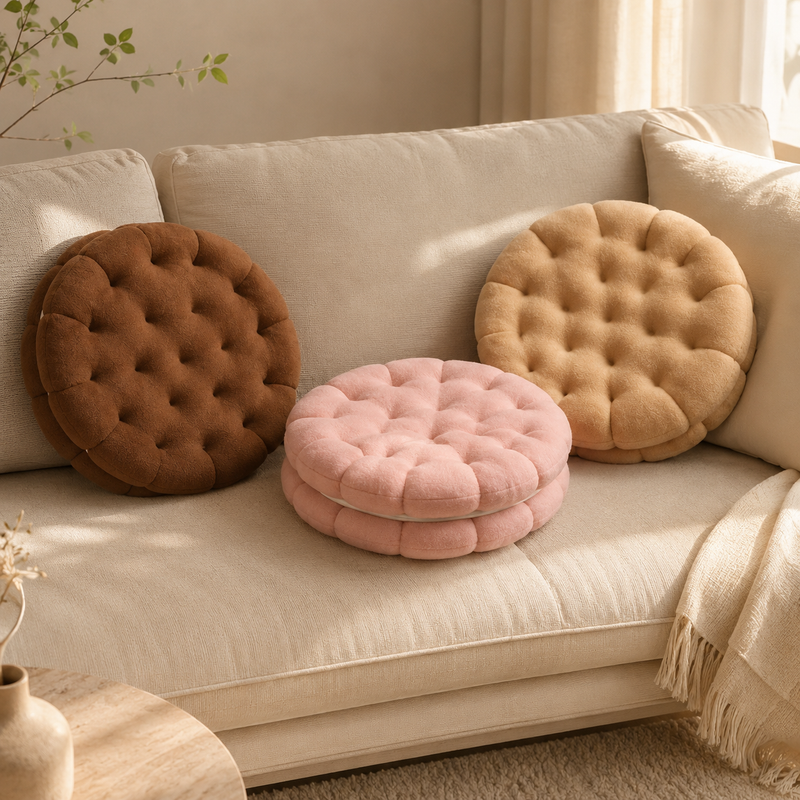 Hausly Cozy Cookie Cushion