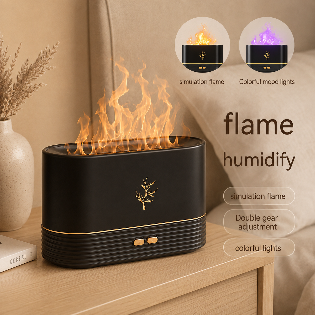 Hausly FlameGlow Aroma Diffuser