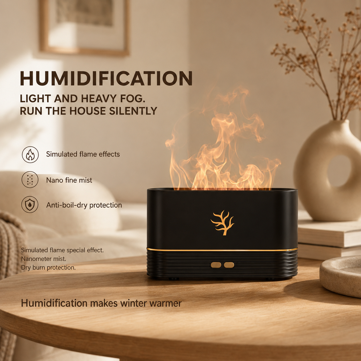 Hausly FlameGlow Aroma Diffuser