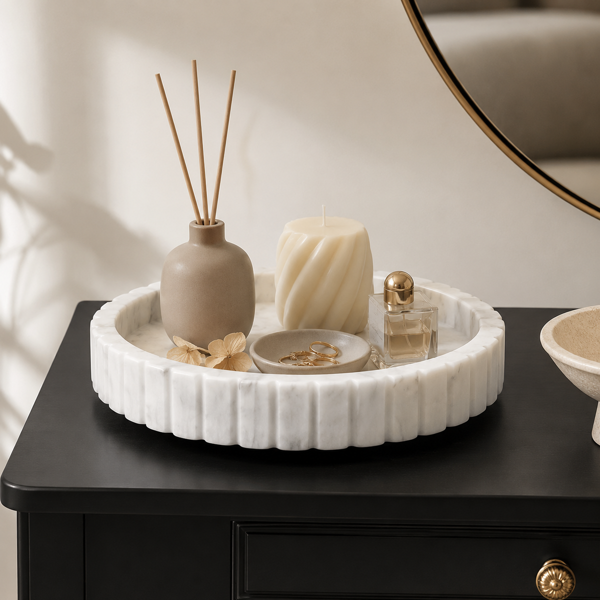 Hausly Elegant Marble Tray