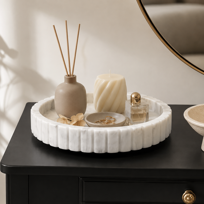 Hausly Elegant Marble Tray